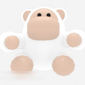 3д модель мягких игрушек обезьянки