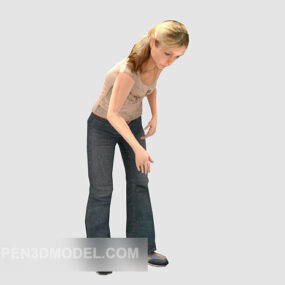 Woman Character 3d model