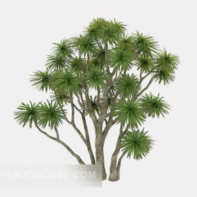 Multi-branches Trees Broad Leaf 3d model