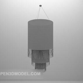 Model 3d Furnitur Lampu Gantung Multi-lapis