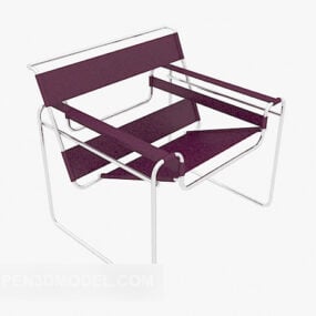 Multifunkční 3D model židle z nerezové oceli