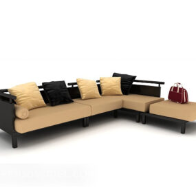 Chinese Style Modern Sofa 3d model