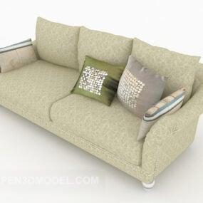 Multiplayer Home Sofa 3d model