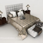 Neo-classical High-end Double Bed