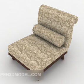 Neoklasický 3D model Single Sofa