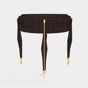 Chaise de tabouret de bord rétro chinois modèle 3D