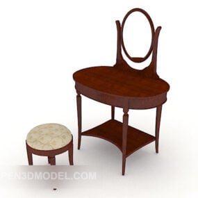 Nowy chiński model krzesła komodowego 3D