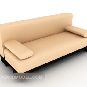 New Chinese Family Multi-person Sofa 3d model