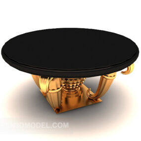 New Chinese Gorgeous Dining Table 3d model