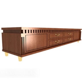 Chinese Style Home Tv Cabinet 3d model