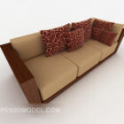 Chinese Home Multi-person Sofa Design