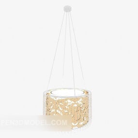 New Chinese Lace Chandelier 3d model