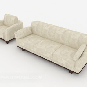 Sofa Modern Chinese Home 3d-modell