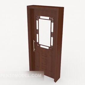 New Chinese Red Color Door 3d model