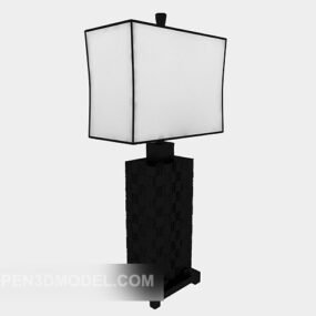 Chinese Style Simple Table Lamp 3d model