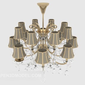 Model 3d Reka Bentuk Candelier Rumah Klasik