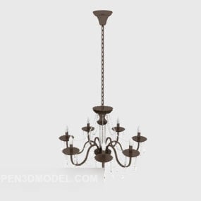 Diseño de lámpara de araña para el hogar de la serie nórdica modelo 3d