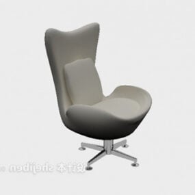 Model 3D krzesła biurowego Egg