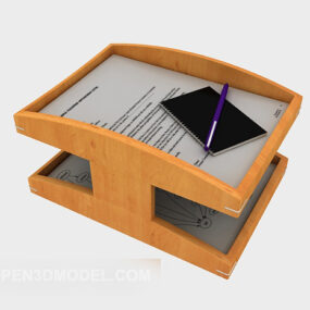 Office File Stakes 3d model