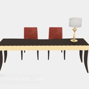 Krzesło stołowe do recepcji biurowej Model 3D