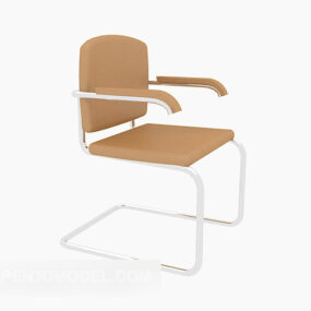Office Solid Wood Chair 3d model