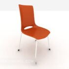 Orange Lounge Chair High Back