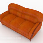 Orange Multiplayer Sofa