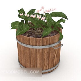 Model 3D Potted Gardenpoted Hiasan