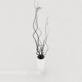 Model 3d Pengaturan Vas Hias