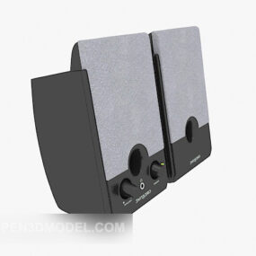 Paired Twin Speaker 3d model