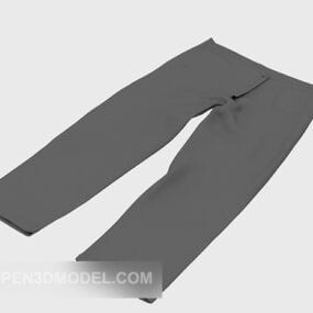 3D model šedé kalhoty