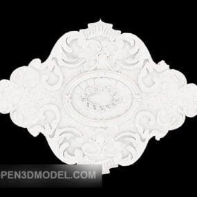 Patterned European Plaster Plate Design 3d model
