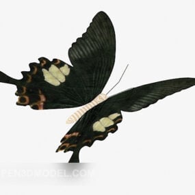 Smuk sommerfugl realistisk 3d-model