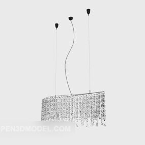 Personality Crystal Chandelier 3d-modell
