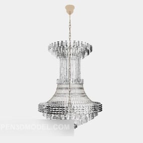 Projekt domu Kryształowy żyrandol Model 3D