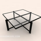Personality Black Square Coffee Table