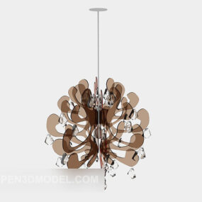 Personality Brown Kronleuchter 3D-Modell
