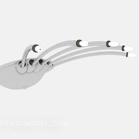 Personality Eight Claw Loftslampe 3d model