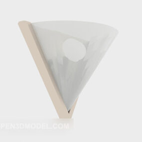 Lampada da parete moda minimalista modello 3d
