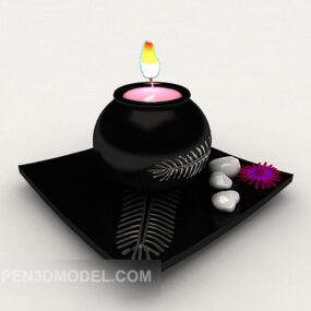 Personality Feature Candlestick 3d-modell