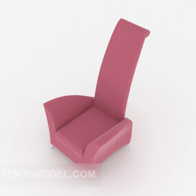 Home Modern Pink Sofa 3d model