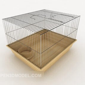 Modelo 3d de gaiola para animais de estimação