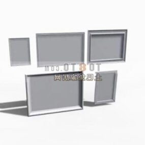 Photo Frame Different Size 3d model