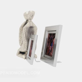 Fotorahmen, Geschirrdekoration, 3D-Modell
