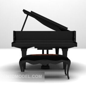 पियानो वाद्ययंत्र ग्रैंड पियानो 3डी मॉडल