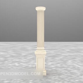 Pillar Daquan Decor 3d-modell