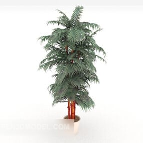Model 3d Tanaman Pot Pinus