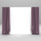 Pink White Curtain
