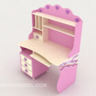 Pink Cute Kid Desk
