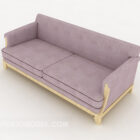 Pink Purple Double Sofa